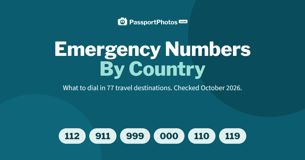 Emergency Numbers By Country: What To Dial In 77 Travel Destinations