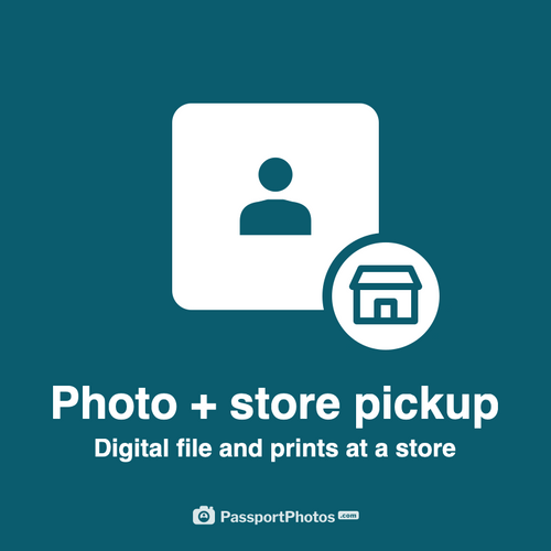 Passport photo plus prints for store pickup