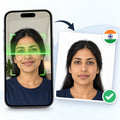 Foto para e-Visa de la India