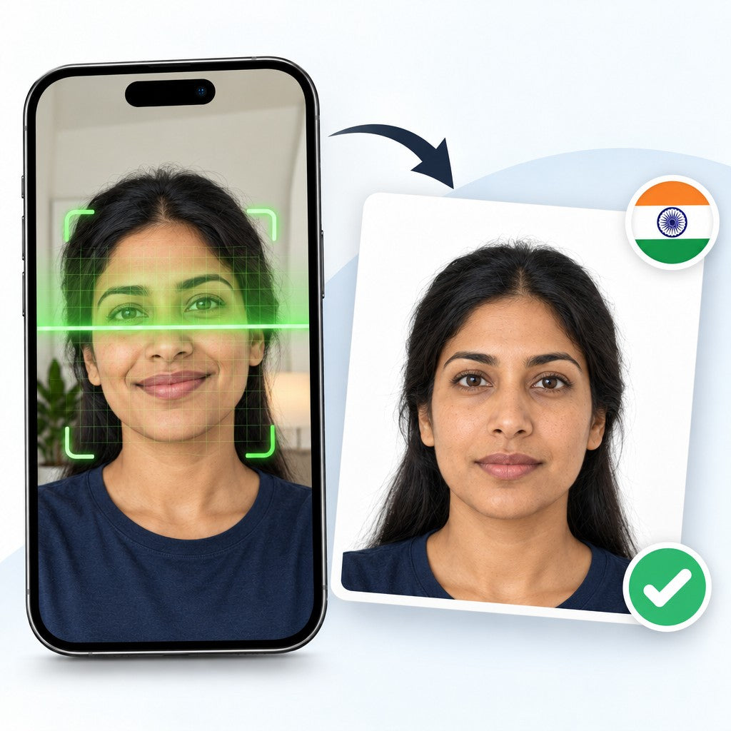 Foto para e-Visa de la India