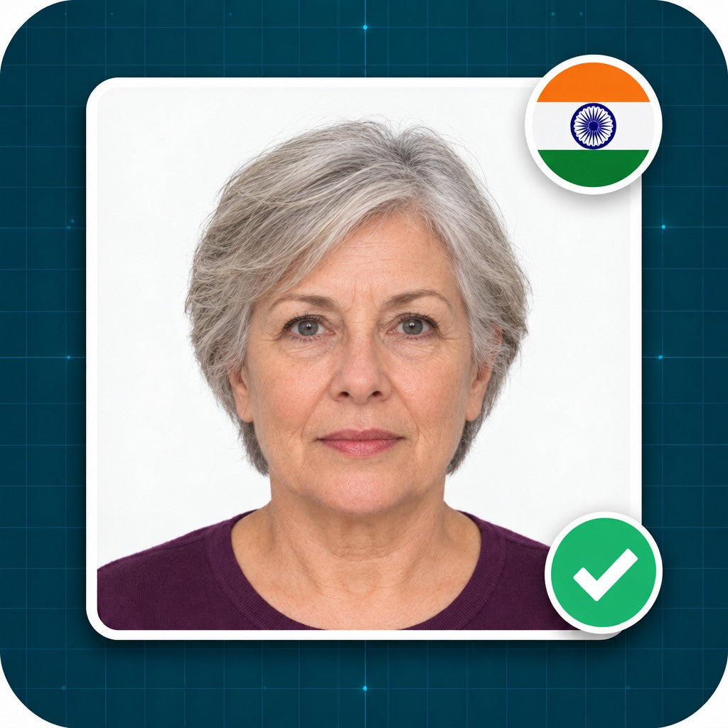 Foto para e-Visa de la India