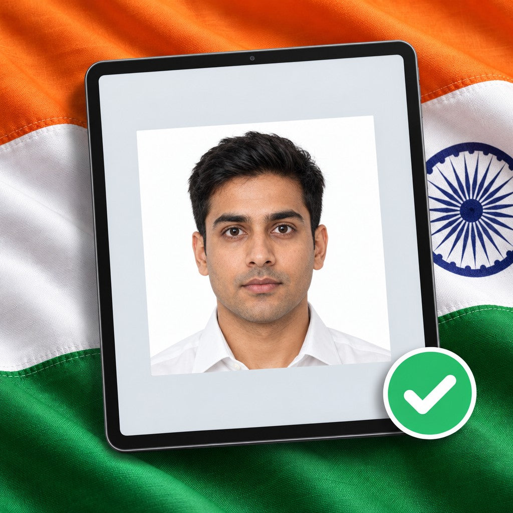Foto para e-Visa de la India