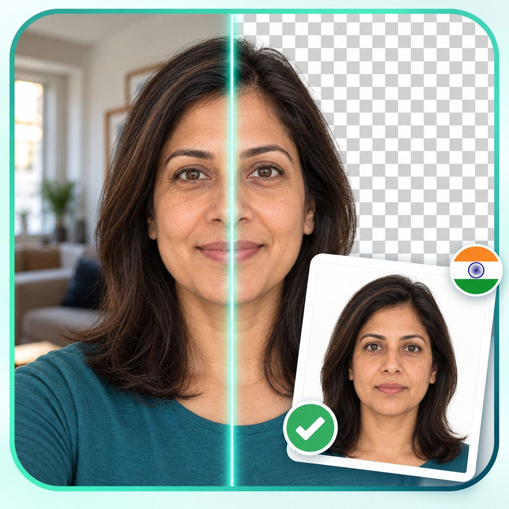 Foto para e-Visa de la India