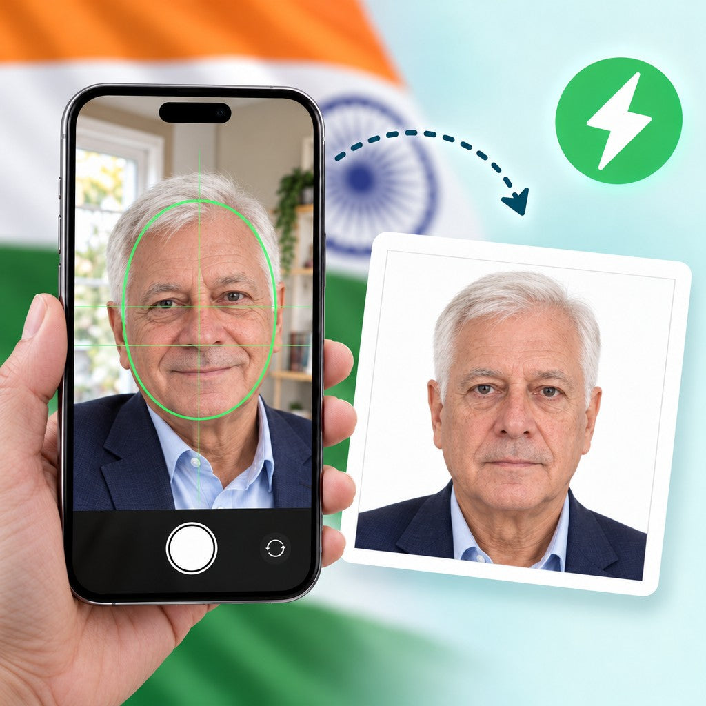 Foto para e-Visa de la India