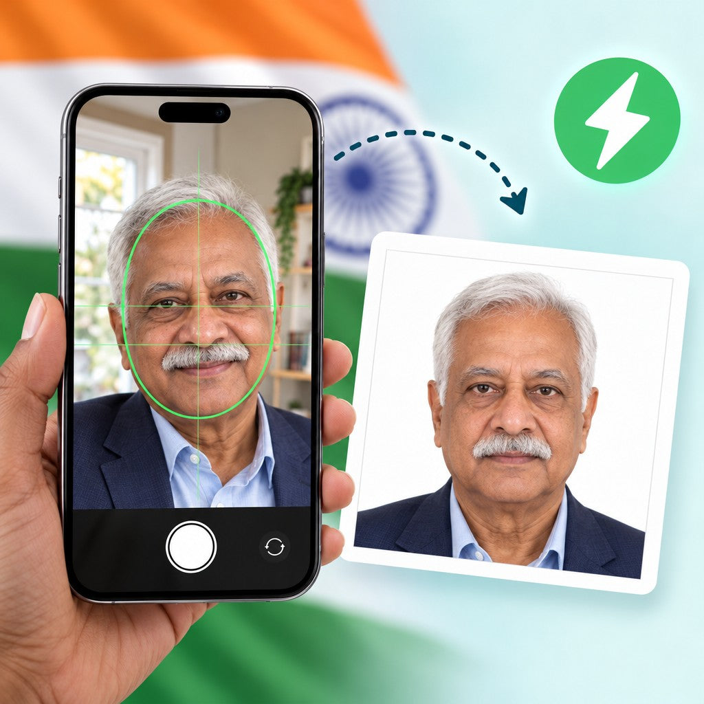 Foto para e-Visa de la India