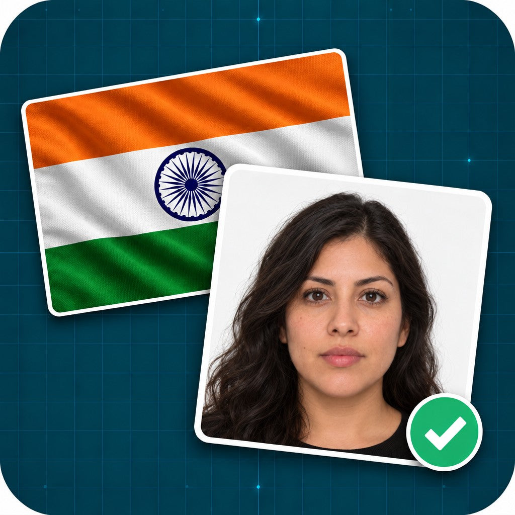Foto para e-Visa de la India
