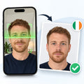 Foto para pasaporte irlandés