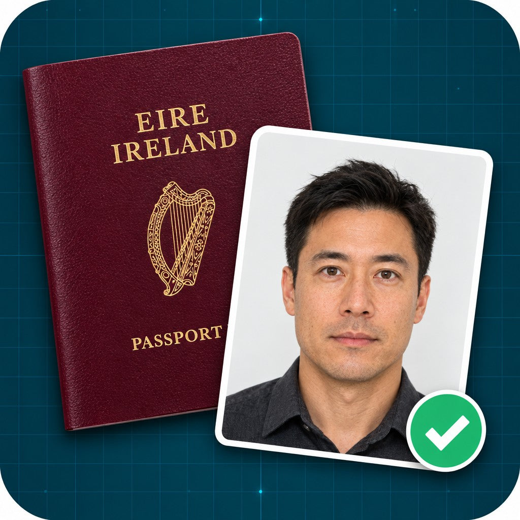 Foto para pasaporte irlandés