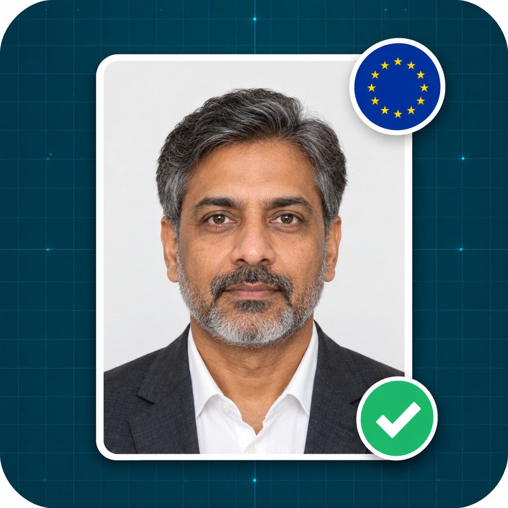 Foto para visa Schengen