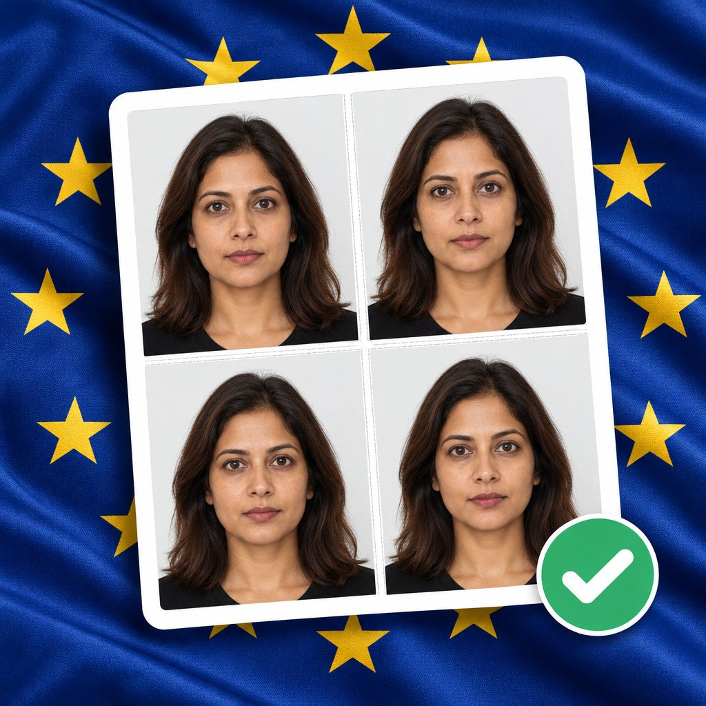 Foto para visa Schengen